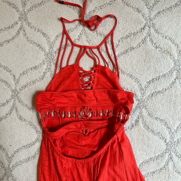 Rare Free People Beautiful Stranger Caged Maxi dress. - Picture 6 of 8